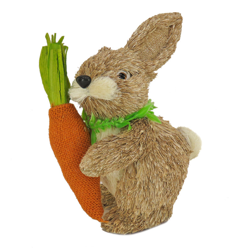 National Tree Company 12" Easter Bunny with Carrot Wayfair